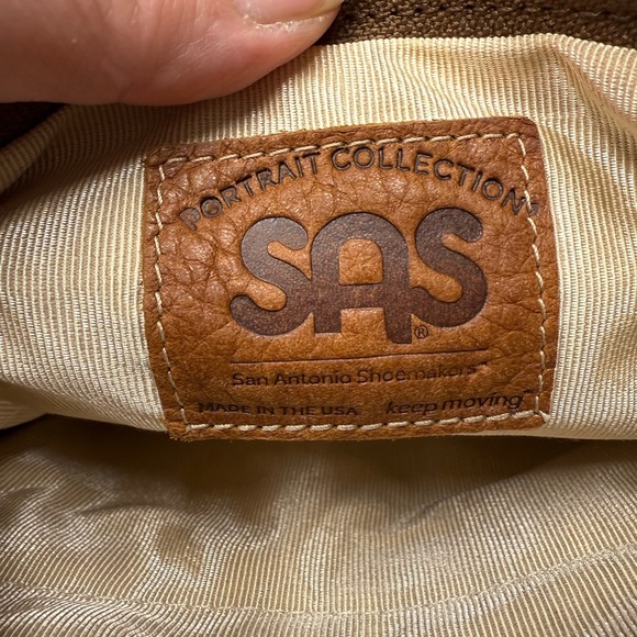 San Antonio Shoemakers Brown Leather Bag - Picture 8 of 8